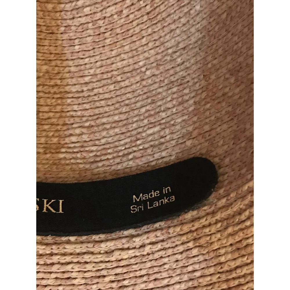 HELEN KAMINSKI 4” HAT WIDE BRIM DELPHINA RAFFIA - Picture 11 of 13